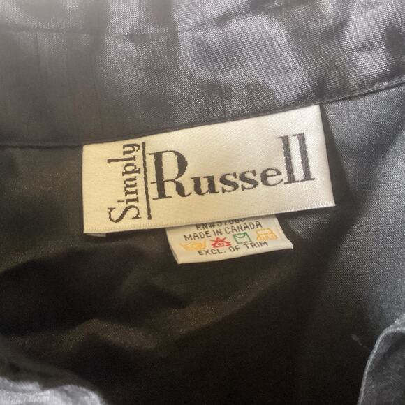 Simply Russell Satin Blouse - Picture 5 of 6